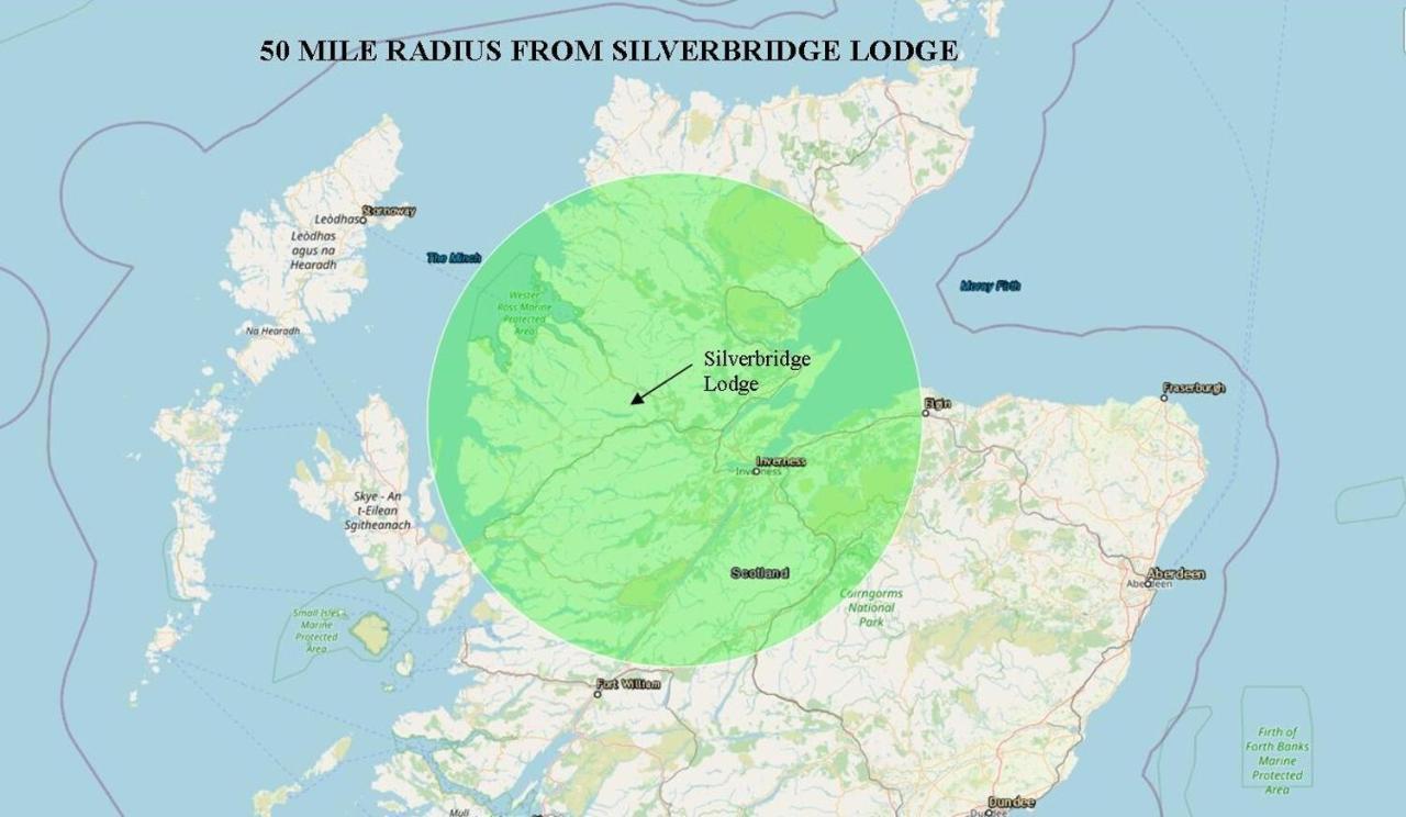 Silverbridge Lodge Garve Eksteriør billede